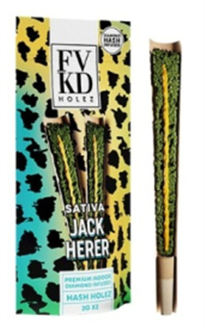Picture of Fvkd Hash Hole Preroll 2gm 2ct/bx - JACK HERER