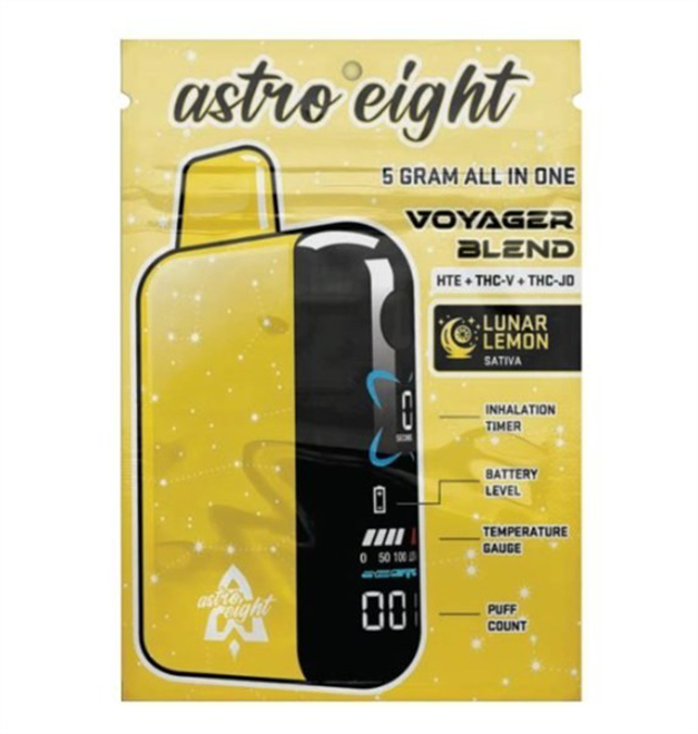 Picture of Astro Eight Disposable All in one Thc - Lunar Lemon