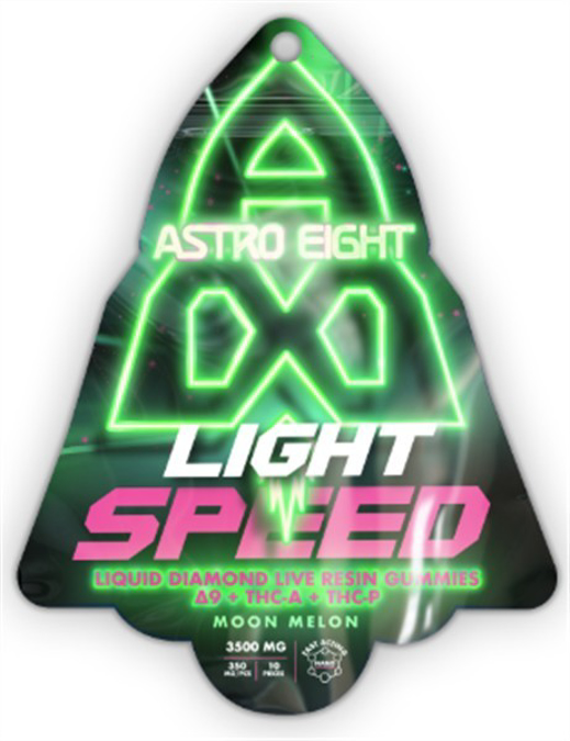 Picture of Astro Eight Light Speed Gummies 3500mg 10ct/bx - Moon Melon