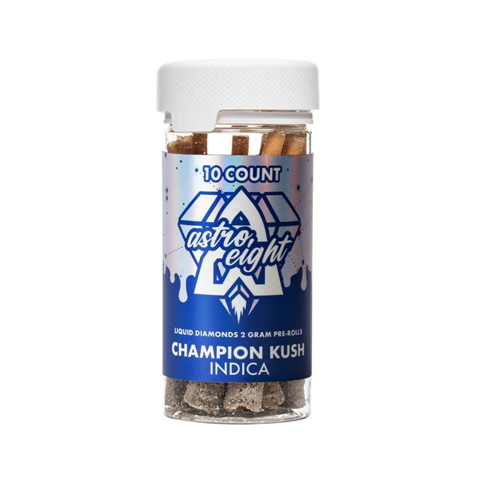 Picture of Astro Eight Pre-roll 10ct/jar -Champion Kush