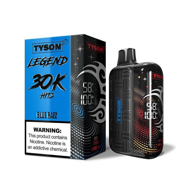 Picture of Tyson 2.0 Disposable 30,000 Puffs 5ct/bx - Blue Razz