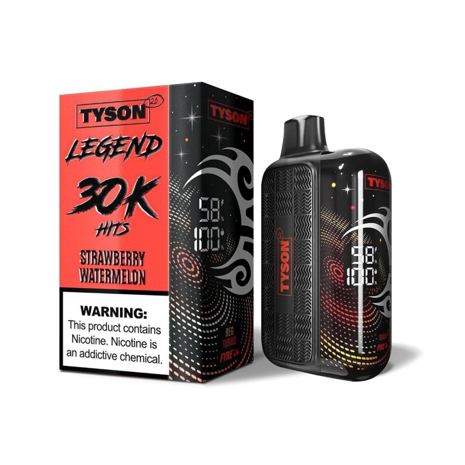 Picture of Tyson 2.0 Disposable 30,000 Puffs 5ct/bx - Strawberry Watermelon