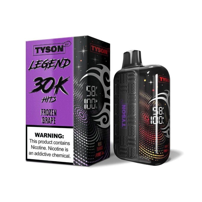 Picture of Tyson 2.0 Disposable 30K PUFF 5ct/bx FROZEN GRAPE