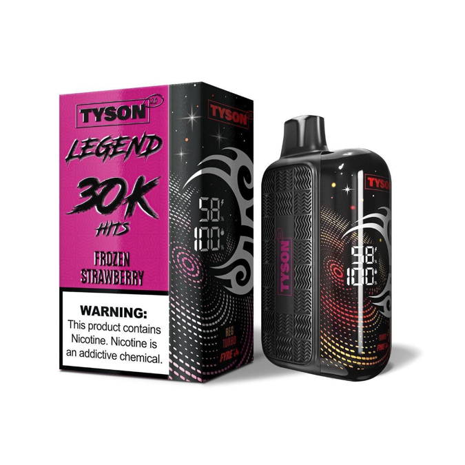 Picture of Tyson 2.0 Disposable 30K PUFF 5ct/bx FROZEN STRAWBERRY