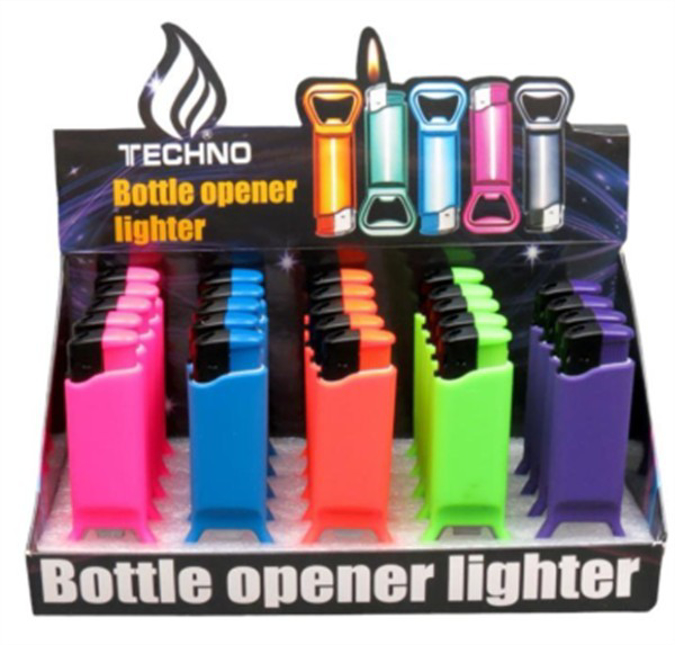 Picture of TECHNO LIGHTER 25CT - BOTTLE OPENER