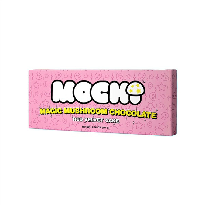 Picture of MOCHI MAGIC MUSHROOM CHOCOLATE 1.94 OZ 55G - RED VELVET CAKE