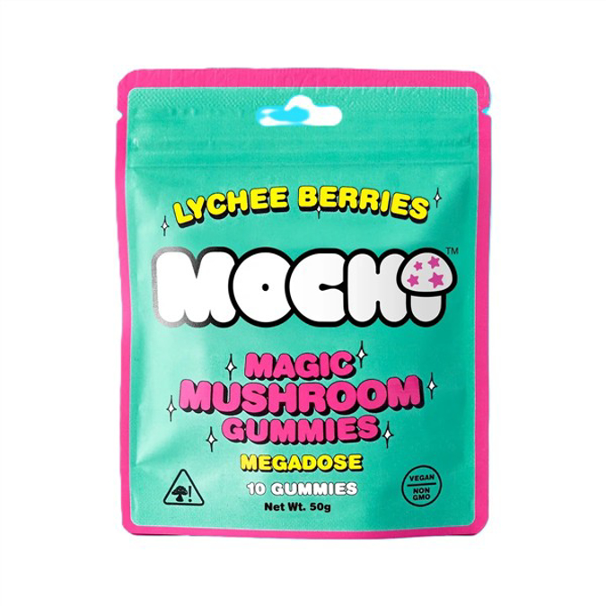 Picture of MOCHI MEGADOSE MAGIC MUSHROOM GUMMIES 40GM 10CT - LYCHEE BERRIES