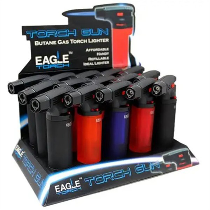 Picture of Eagle torch gun premium butane gas lighterr pt101u 15ct/bx