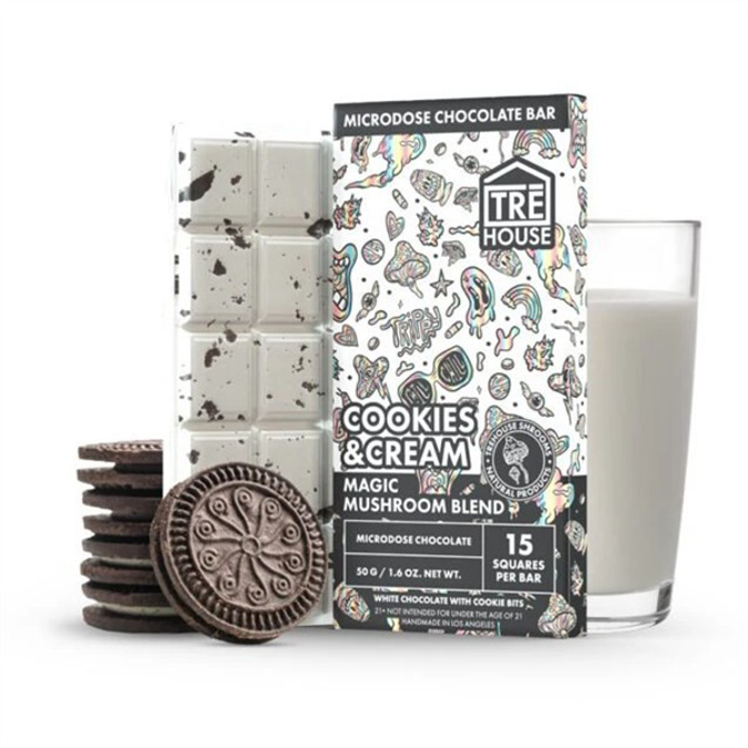 Picture of Tre House Mushroom Chocolate 10ct/bx - Cookies & Cream