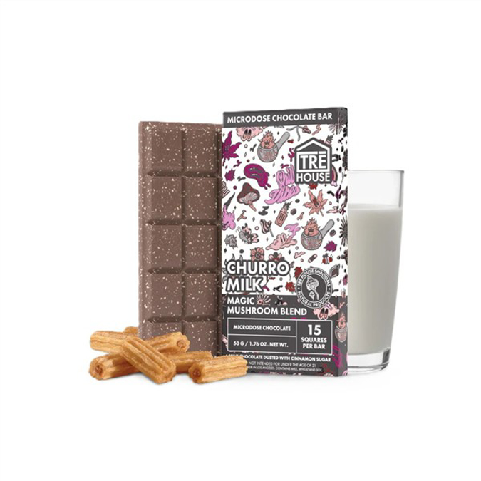 Picture of Tre House Mushroom Chocolate 10ct/bx - Churro Milk
