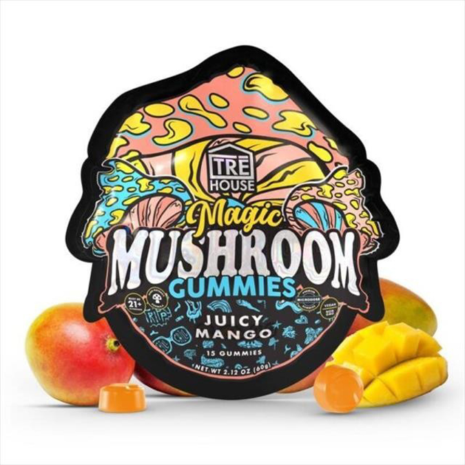 Picture of Tre House Magic Mushroom Gummies 60g15ct 10ct/bx - Juicy Mango