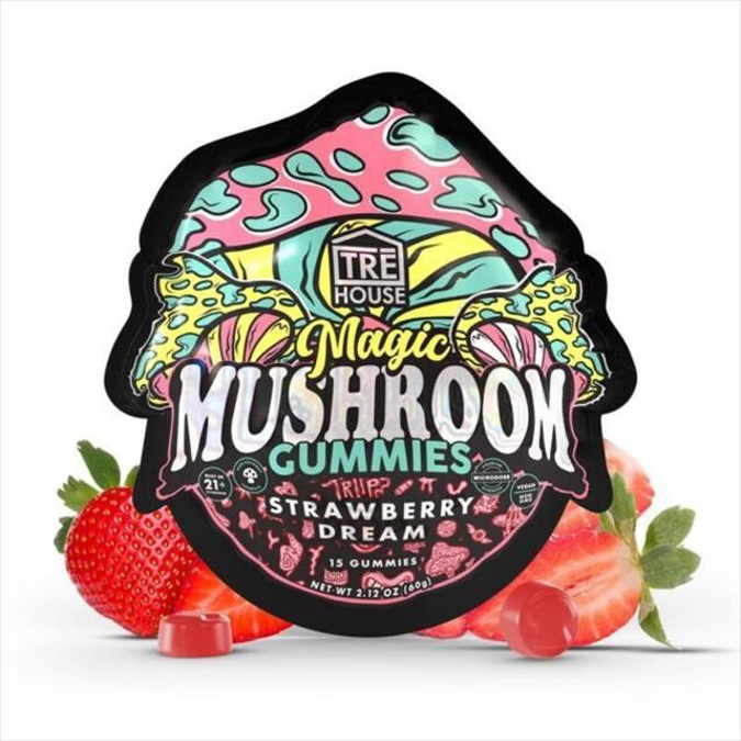 Picture of Tre House Magic Mushroom Gummies 60g15ct 10ct/bx - Strawberry Dream