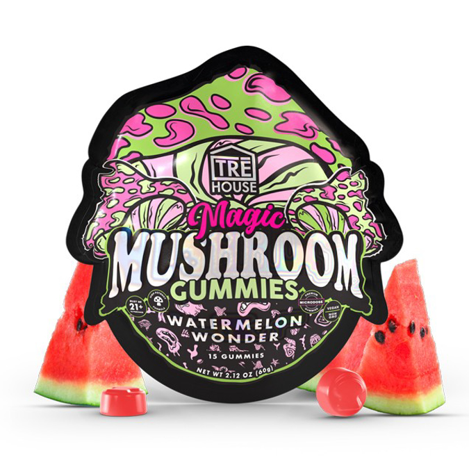 Picture of Tre House Magic Mushroom Gummies 60g15ct 10ct/bx - Watermelon Wonder 