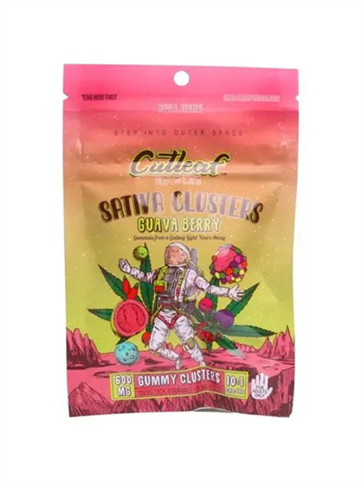 Picture of CUTLEAF CLUSTER GUMMIES 600MG GUAVA BERRY