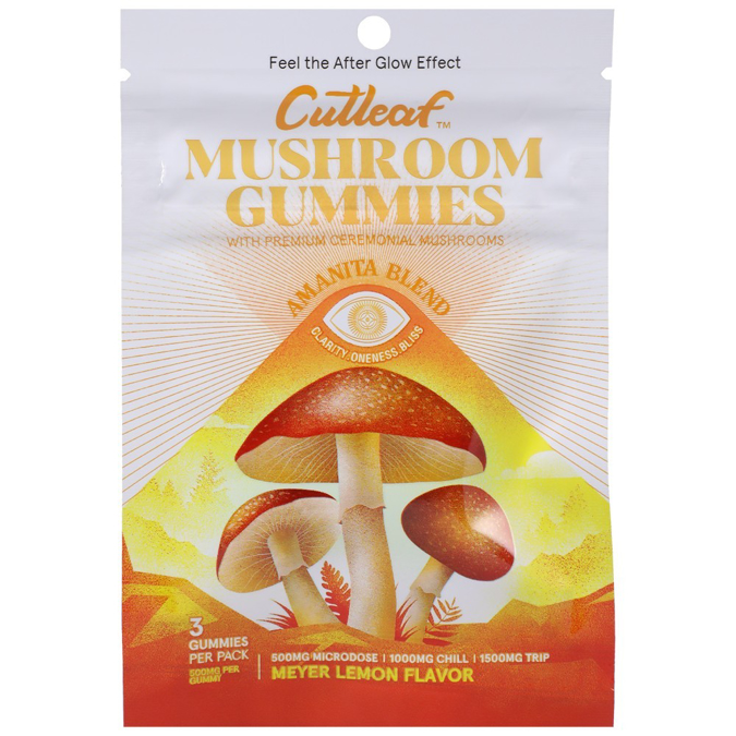 Picture of CUTLEAF GUMMIES MUSHROOM 1500G 3CT - MEYER LEMON