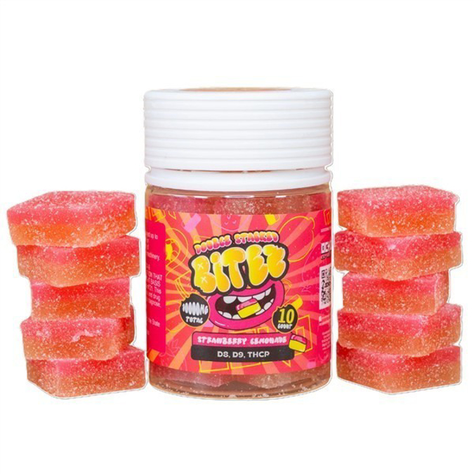 Picture of BITEZ GUMMIES 10GM 10CT/JAR - STRAWBERRY LEMONADE