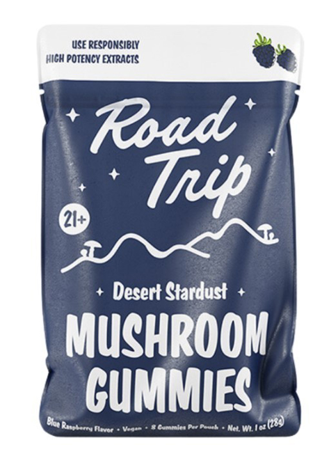 Picture of ROAD TRIP MUSHROOM GUMMIES 2CT 30 IN BOX - BLUE RASPBERRY