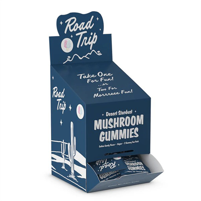 Picture of ROAD TRIP MUSHROOM GUMMIES 2CT 30 IN BOX - COTTON CANDY