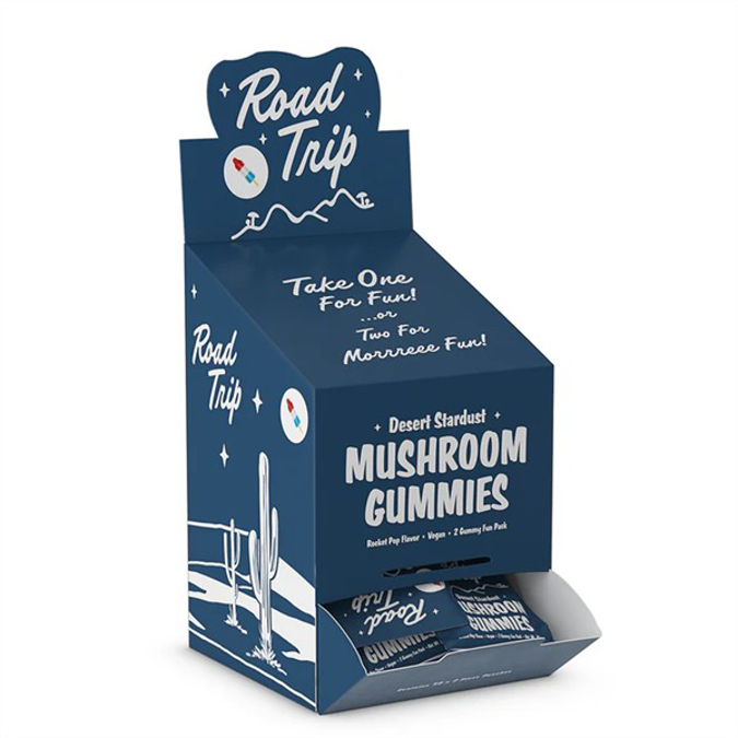 Picture of ROAD TRIP MUSHROOM GUMMIES 2CT 30 IN BOX - ROCKET POP