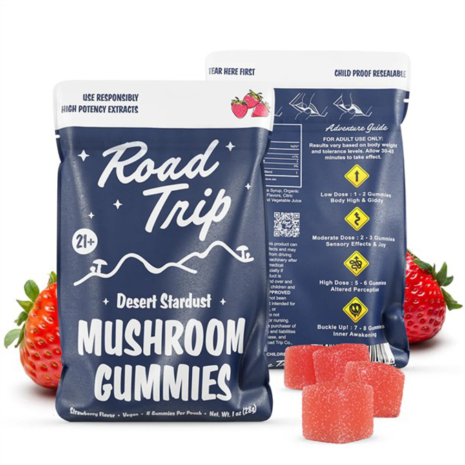 Picture of ROAD TRIP MUSHROOM GUMMIES 2CT 30 IN BOX - STRAWBERRY
