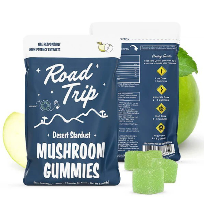 Picture of ROAD TRIP MUSHROOM GUMMIES 2CT 30 IN BOX GREEN APPLE