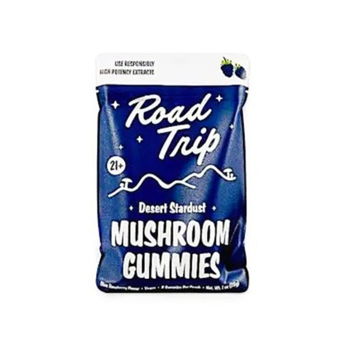 Picture of ROAD TRIP DESERT STARDUST MUSHROOM GUMMIES - BLUE RASPBERRY
