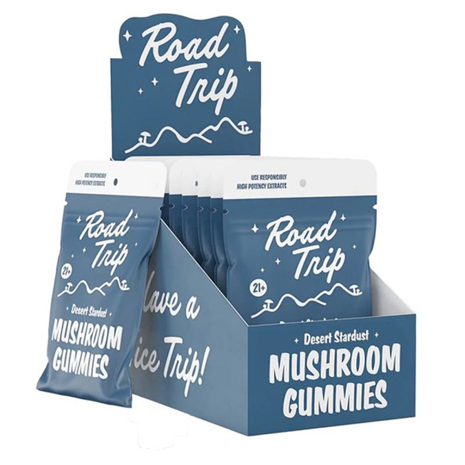 Picture of Road Trip Desert Stsrdust Mushroom Gummies - Peach    