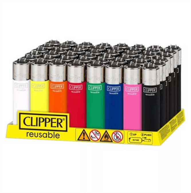 Picture of CLIPPER FLINT LIGHTER DISPLAY 48CT- CKWOODS