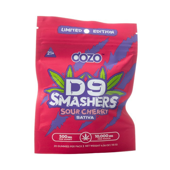 Picture of Dozo Gummies D9 Smashers 500gm-Sour Cherry 