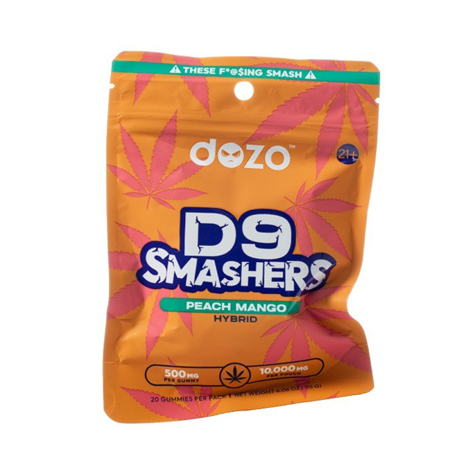 Picture of Dozo Gummies D9 Smashers 500gm (Single) - Peach Mango