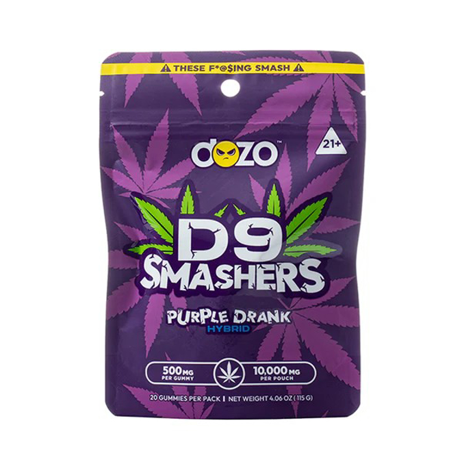 Picture of DOZO GUMMIES D9 SMASHERS 500GM (SINGLE) -PURPLE DRANK