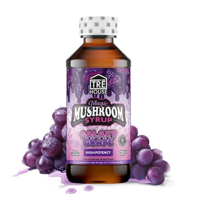 Picture of Tre House Magic Mushroom Syrup 4oz 6ct/Bx - Galaxy Grape