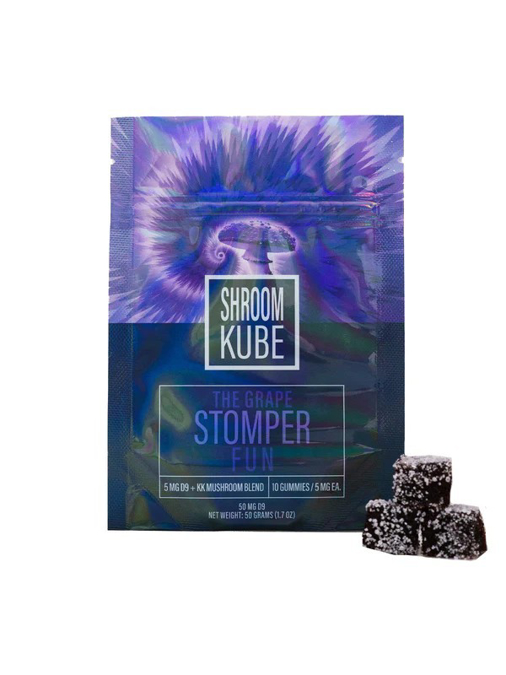Picture of Shroom Kube Gummies 1.7oz 50g 10ct - Stomper Fun