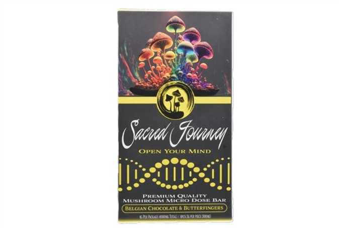 Picture of SACRED JOURNEY MUSHROOM CHOCOLATE 4GM -BELGIAN & BUTTERFINGERS