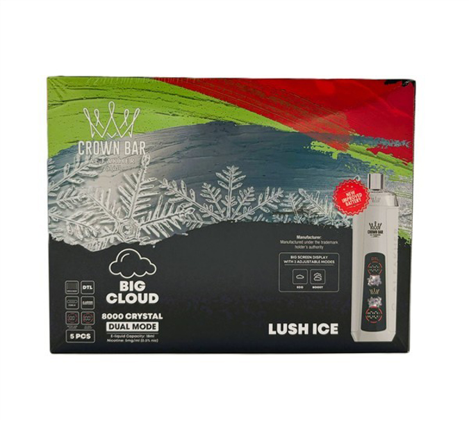 Picture of Alfakar Crown Bar 8000 Pro 5ct - Lush Ice
