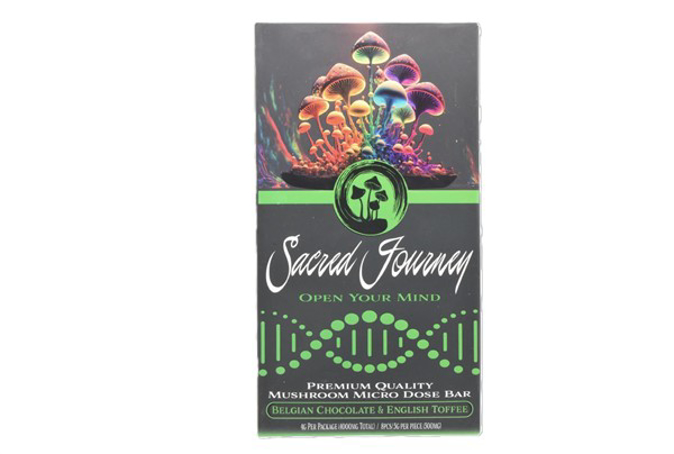 Picture of SACRED JOURNEY MUSHROOM CHOCOLATE 4GM - BELGIAN & ENGLISH TOFFEE