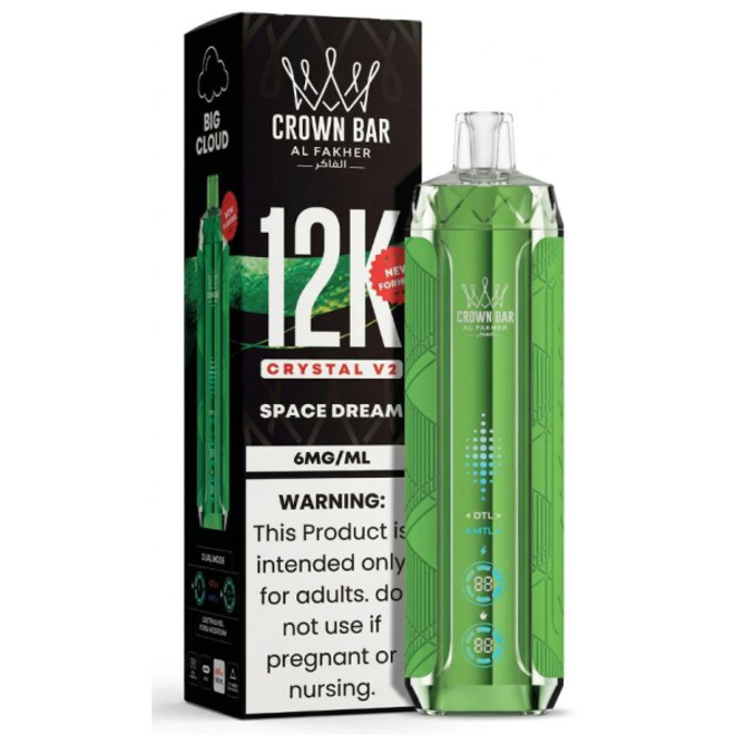 Picture of CROWN BAR DISPOSABLE 12K PUFFS 5CT - SPACE DREAM