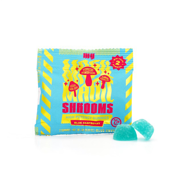 Picture of MY MAGIC MUSHROOM MINI GUMMIES 2CT 30CT/PACK - BLUE RASPBERRY