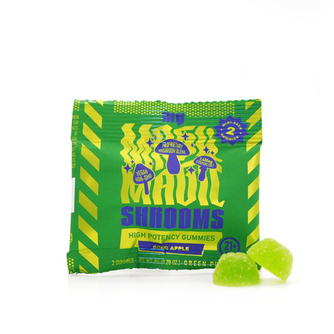 Picture of MY MAGIC MUSHROOM MINI GUMMIES 2CT 30CT/PACK - SOUR APPLE