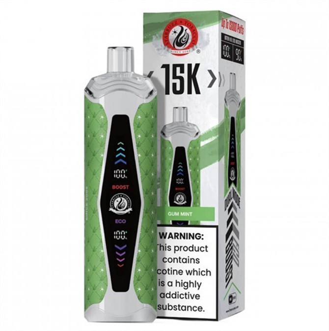 Picture of Starbuzz Disposable 15,000 Puffs 5ct - Gum Mint