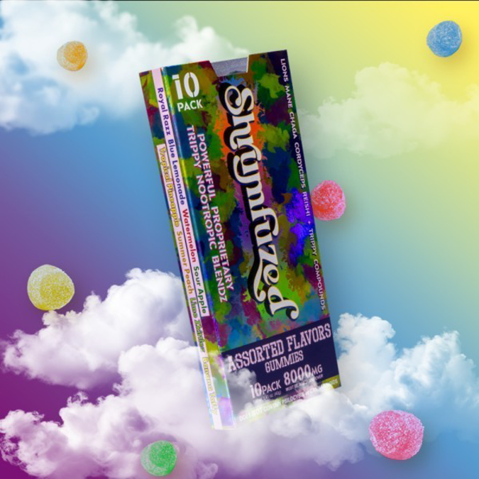 Picture of SHRUMFUZED GUMMIES 1000MG 10CT - ASSORTED FLAVORS