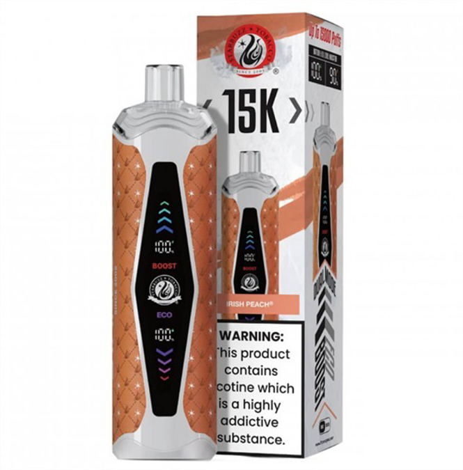 Picture of Starbuzz Disposable 15,000 Puffs 5ct - Irish Peach