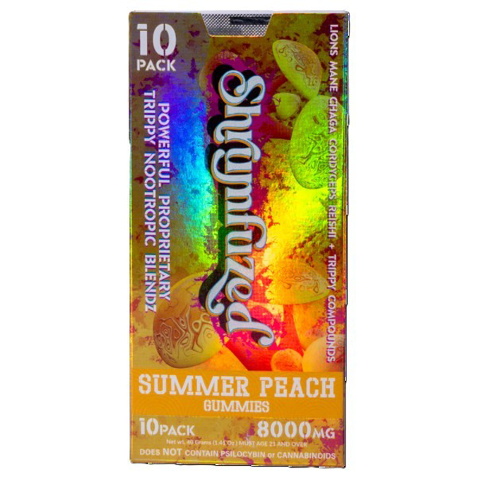 Picture of SHRUMFUZED GUMMIES 1000MG 10CT - SUMMER PEACH
