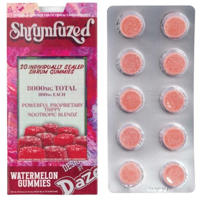 Picture of SHRUMFUZED GUMMIES 1000MG 10CT - WATERMELON