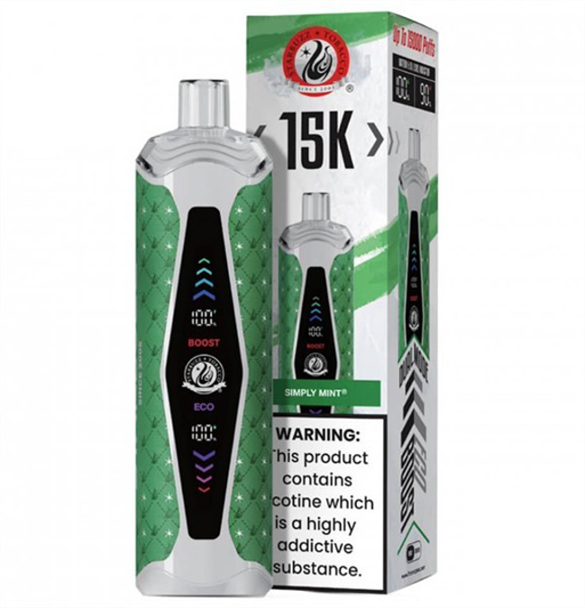Picture of Starbuzz Disposable 15,000 Puffs 5ct - Simply Mint