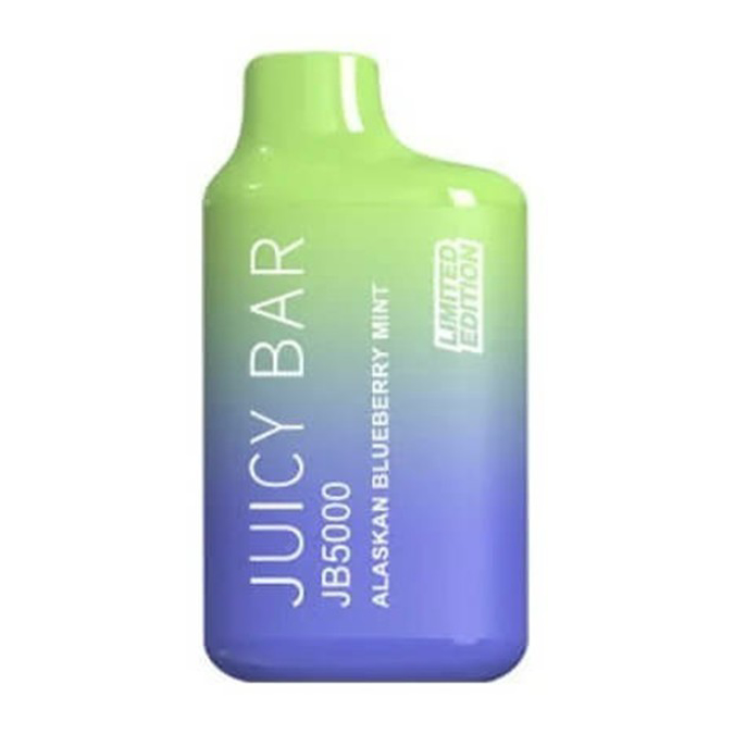Picture of JUICYBAR DISPOSABLE 5000 PUFFS 10CT/BX - ALASKAN BLUEBERRY MINT