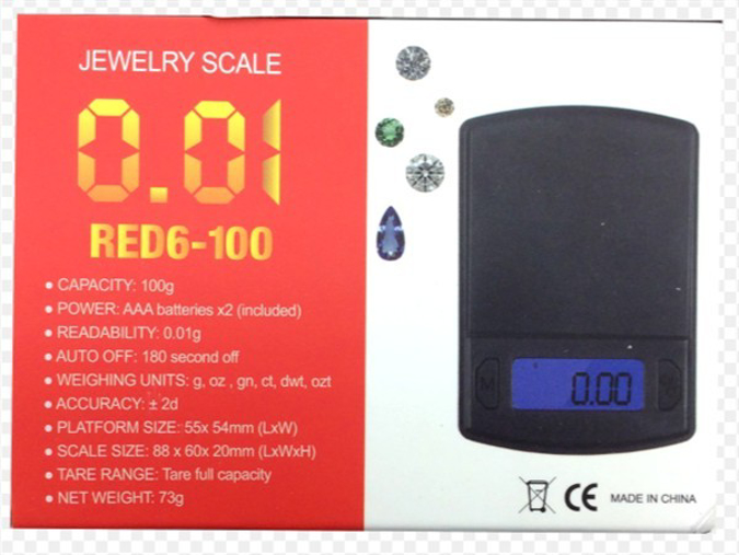 Picture of SCALE RED 6-100GX0.01G