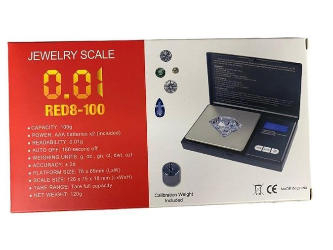 Picture of SCALE RED 8-100 100GX 0.01G