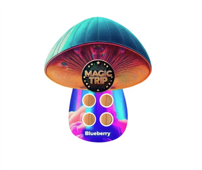 Picture of MAGIC TRIP MUSHROOM TAB 4CT - BLUEBERRY