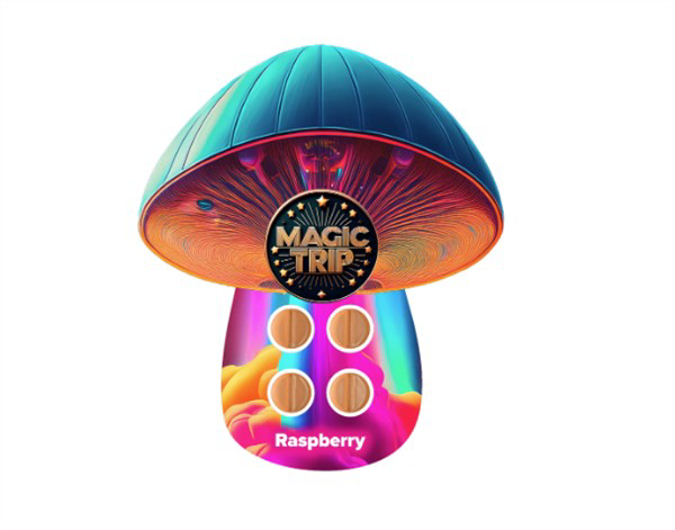 Picture of MAGIC TRIP MUSHROOM TAB 4CT - RASPBERRY